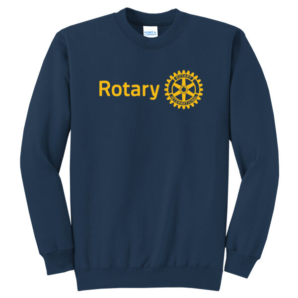 Rotary Yellow Front - Core Fleece Crewneck Sweatshirt Thumbnail