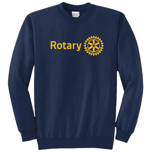 Rotary Yellow Front - Core Fleece Crewneck Sweatshirt Thumbnail