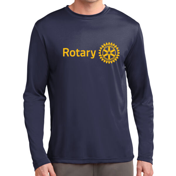 Rotary Yellow Front - Long Sleeve PosiCharge ® Competitor Tee Thumbnail