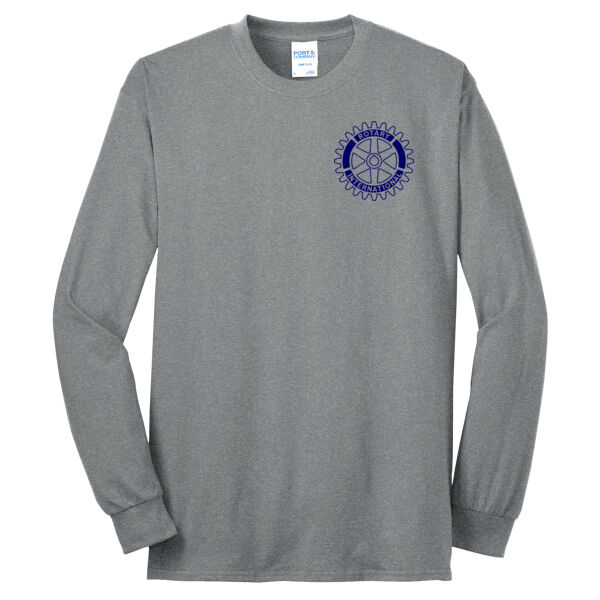 Rotary Wheel Left Chest  - Long Sleeve Core Blend Tee Thumbnail