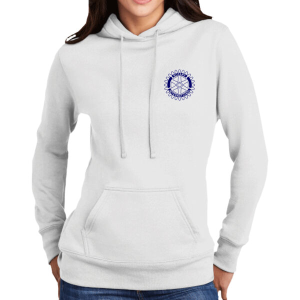 Rotary Wheel Left Chest  - Women's Core Fleece Pullover Hooded Sweatshirt Thumbnail