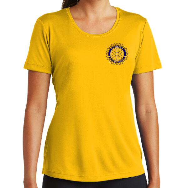 Rotary Wheel Left Chest  - Women's PosiCharge ® Competitor Tee Thumbnail