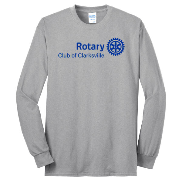 Rotary Clarksville Logo - Long Sleeve Core Blend Tee Thumbnail