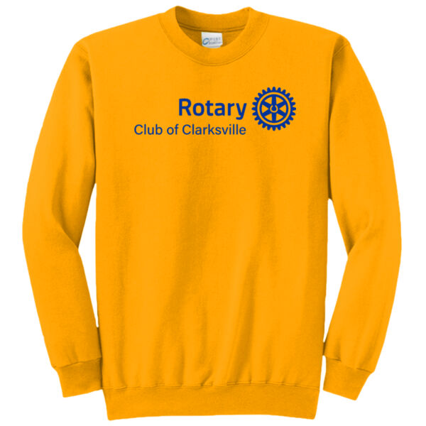 Rotary Clarksville Logo - Core Fleece Crewneck Sweatshirt Thumbnail