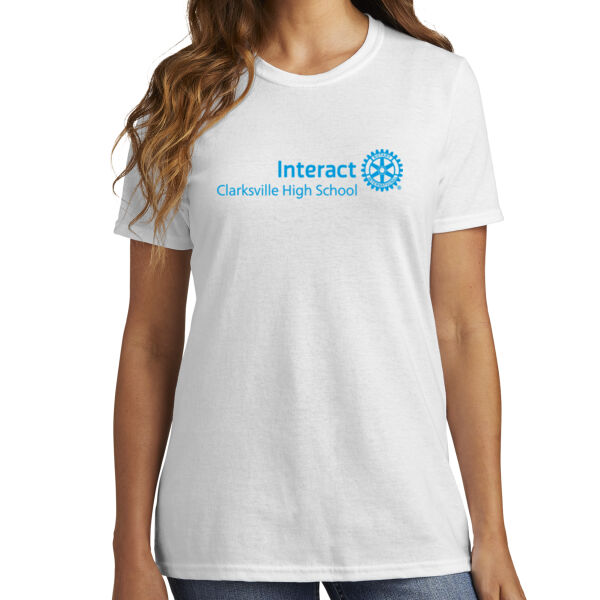 Interact Clarksville High School - Women's Core Cotton Tee Thumbnail