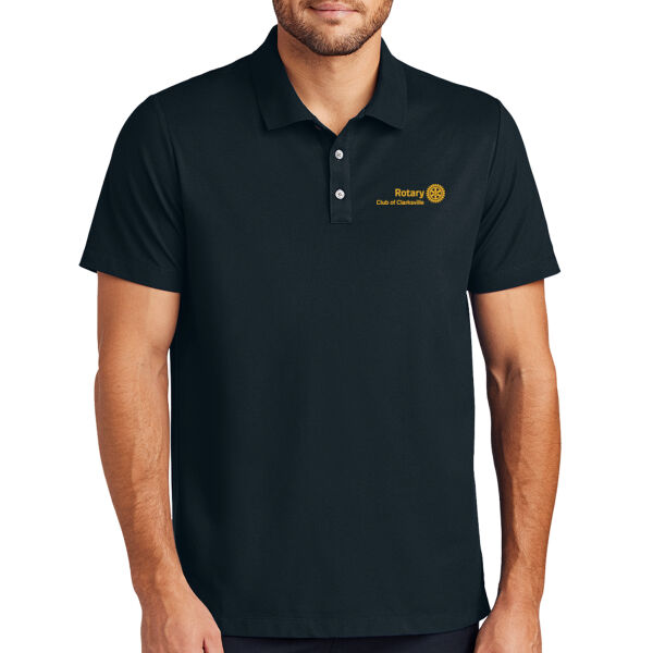 Embroidered Main Logo - Stretch Pique Polo Thumbnail