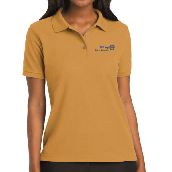 Embroidered Main Logo  - Women's Silk Touch Polo Thumbnail