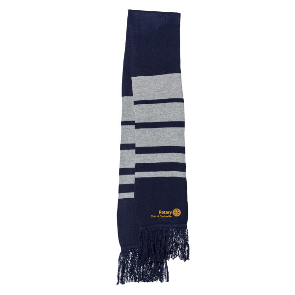 Embroidered Beanie Main Logo Scarf -  Thumbnail